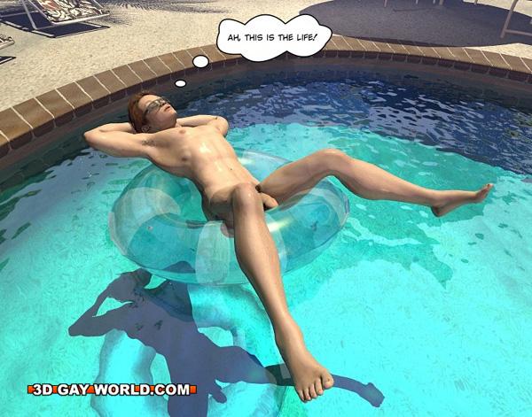 gay anime boys get fucked by the pool comic porn
