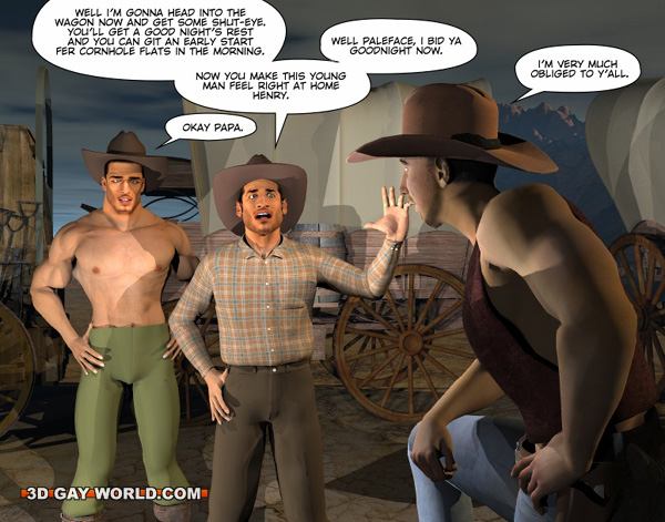600px x 471px - Gay cowboys adventures ï¿½ horsey style: rare 3D gay comics and anime fantasy  about gay hunks hardcore experiments outdoors in the Wild West